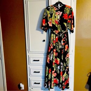 Entro floral maxi dress xl